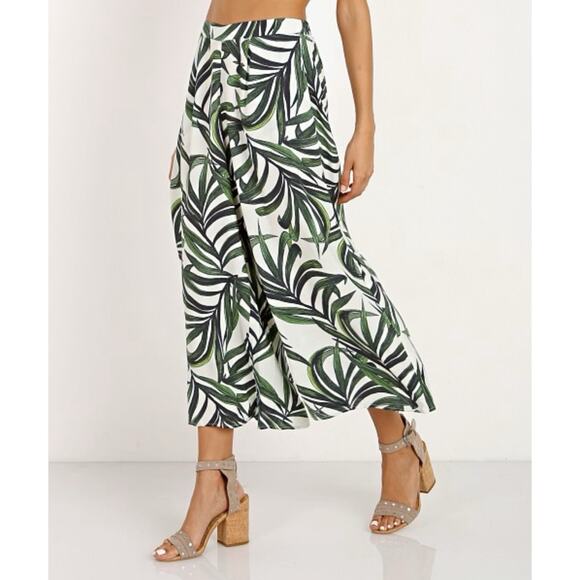 Show Me Your Mumu Gracias Gaucho Pant Peruvian Palm Breeze Cropped Wide Leg XS - Picture 7 of 12